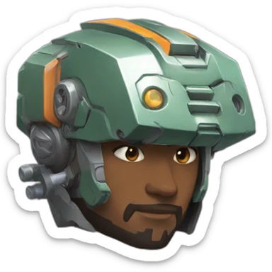 Bastion overwatch sticker