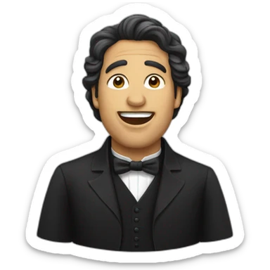 Opera singer sticker