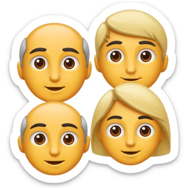 yuvarlak gözlüklü insan sticker