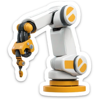 ABB 6 Axis robotic arm with paint  sticker