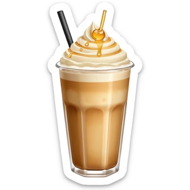 Ice latte honey salt non whip sticker