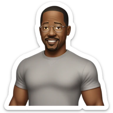 Very realistic Martin Lawrence sticker