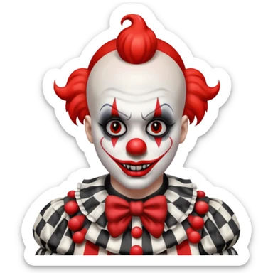 Clown horreur sticker