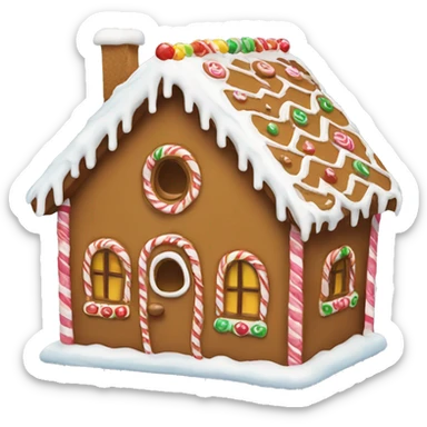 gingerbread house sticker