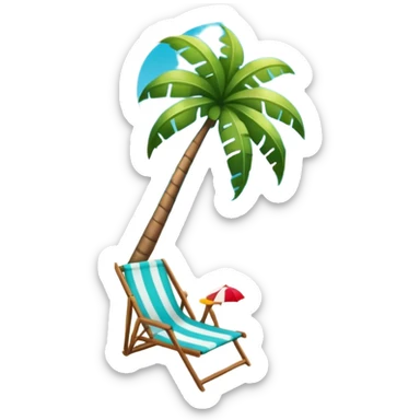 tropical sticker