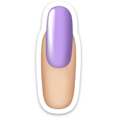 light purple nail color sticker