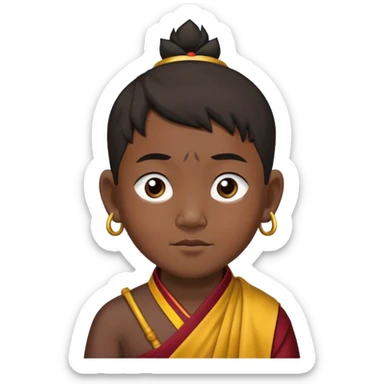 tibet boy sticker