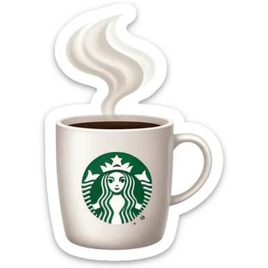 Starbucks coffe sticker