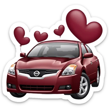 Maroon nissan altima 2012 sticker