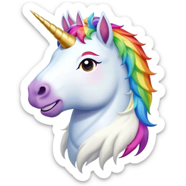 Unicorn wearing a yeet shirt from jey uso sticker