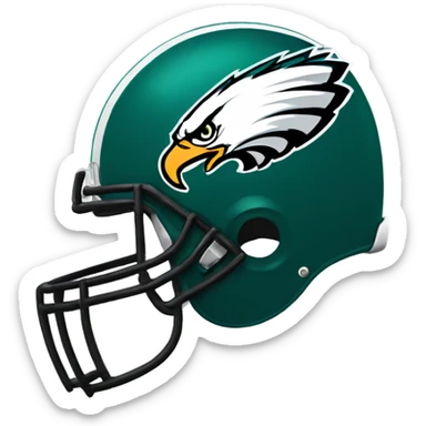 Eagles football  sticker