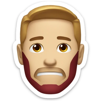 Create an emoji of Ironman crying sticker