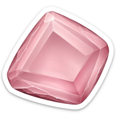 make a rose quartz rock emoji sticker