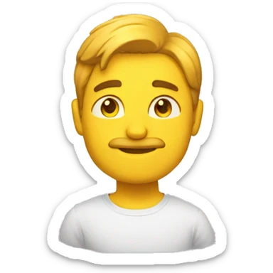 Homme croisant les bras sticker