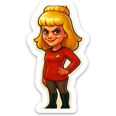 Keep the picture quality and style exactly the same. Make the eyes and mouth a bit scarier with subtle, slightly creepy changes—such as a more intense stare and a hint of a mischievous grin. No other changes. sticker