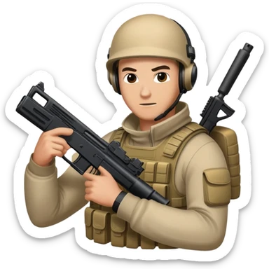 A guy playing counter strike 2 sticker