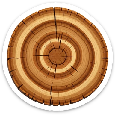 Tree Rings sticker