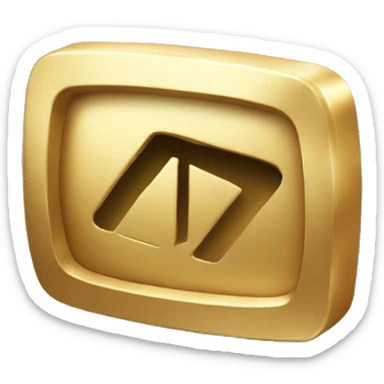 real like youtube gold play button sticker