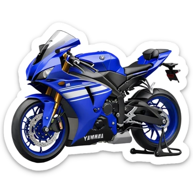 Yamaha YZF (Sportbike) - Yamaha YZF-R1 (Model Year: 2022) (Iconic colour: Blue) sticker