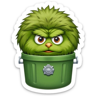spotsylvania company 7 fire department logo oscar the grouch sticker