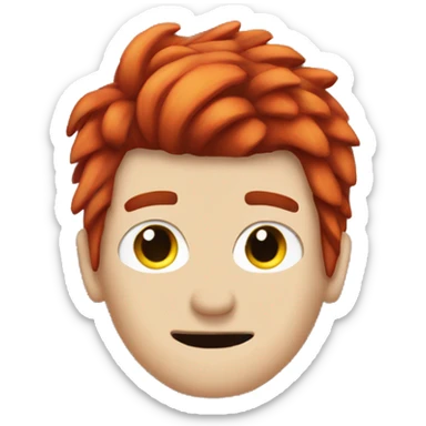 Josh Dun with rad hair sticker