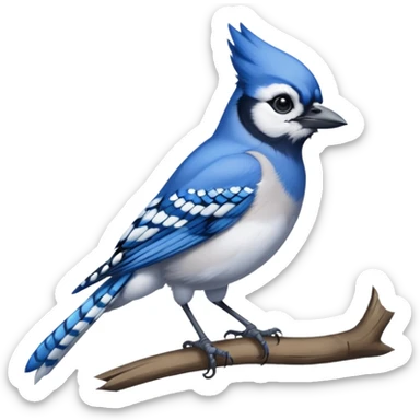 Blue Jay Emoji sticker