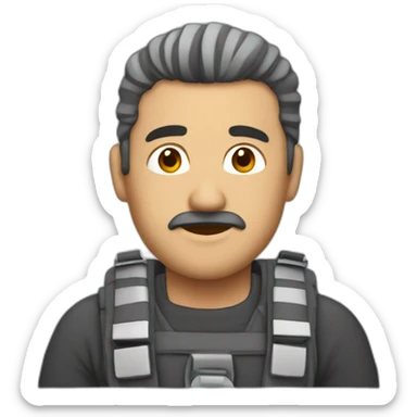 costa como prisionaro sticker