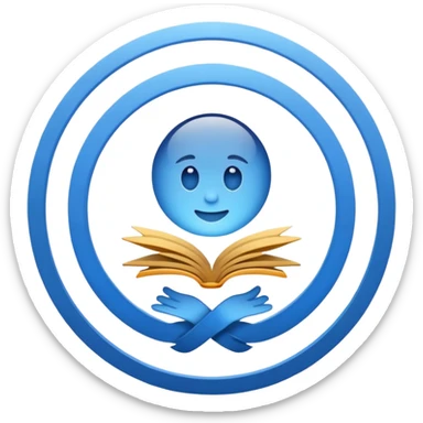 Logo certification de couleur bleu avec le symbole vrai  sticker