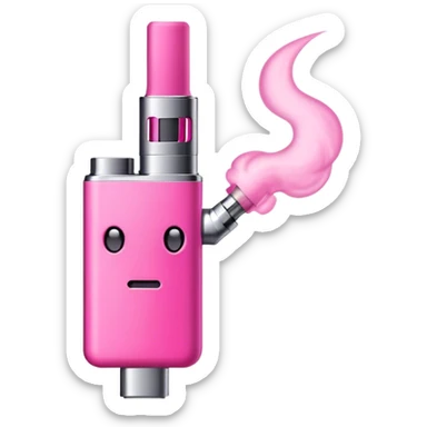 Vape pink sticker