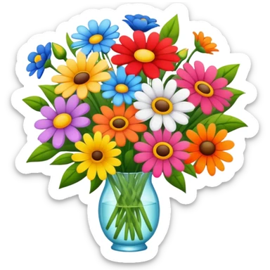 flowers sticker