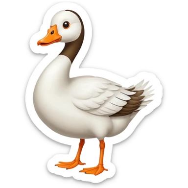 Silly goose sticker