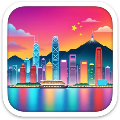 rapid integration of Hong Kong and China sticker