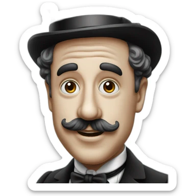 Charly chaplin sticker