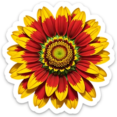 Indian blanket flower  sticker