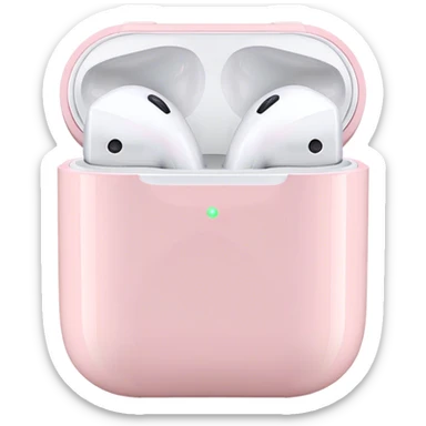 Light pink airpods sticker