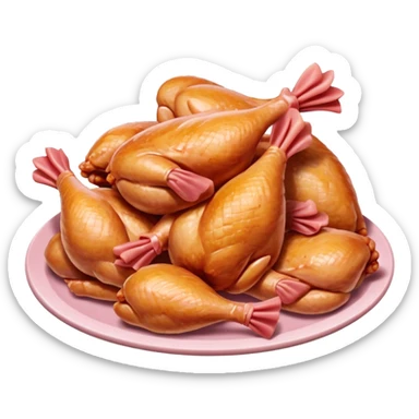 raw chicken sticker
