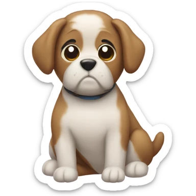 Stuffed dog  sticker