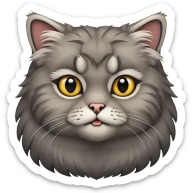 a Pallas's cat sticker