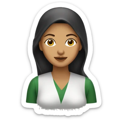 algerian woman sticker
