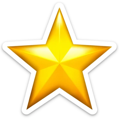 gold stars sticker