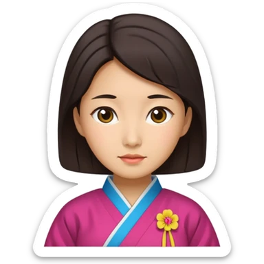 korean mother sticker