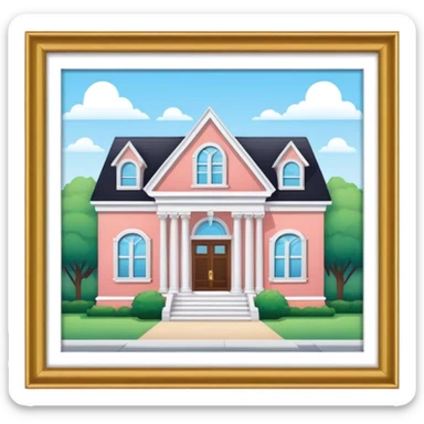 sorority house sticker