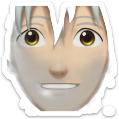 Satoru gojo del anime jujutsu kaisen sticker