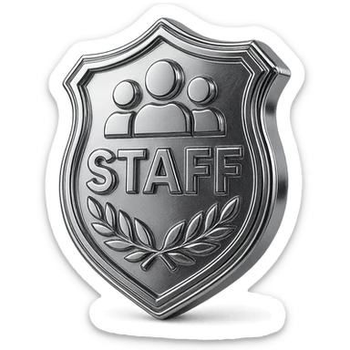something that symbolizes the best the "staff" team sticker