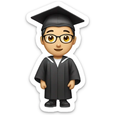 Graduate chinese Student  sticker