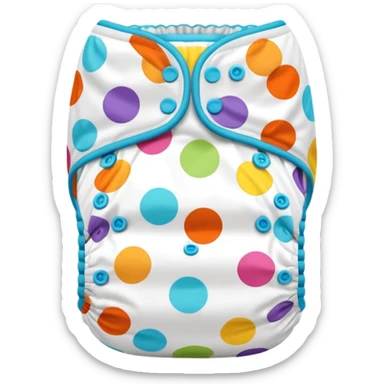 Designer diaper sticker