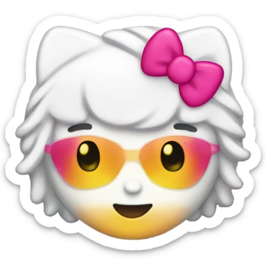 Hello kitty lgbtq+ sticker