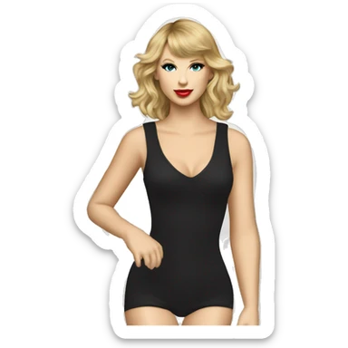 Taylor Swift Lover bodysuit sticker
