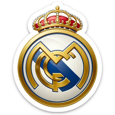 Real Madrid escudo real sticker