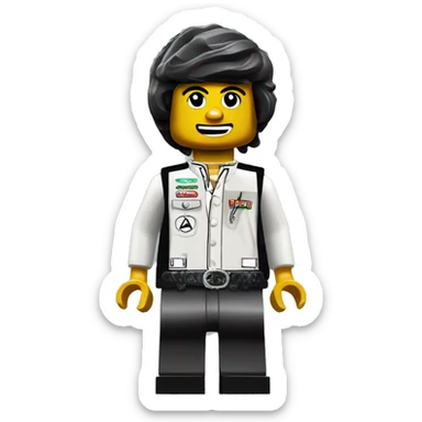 LEWIS HAMILTON lego full body sticker
